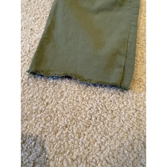 Frank & Eileen Wicklow The Italian Chino in Sage Green Raw Hem size 6 - Picture 5 of 6